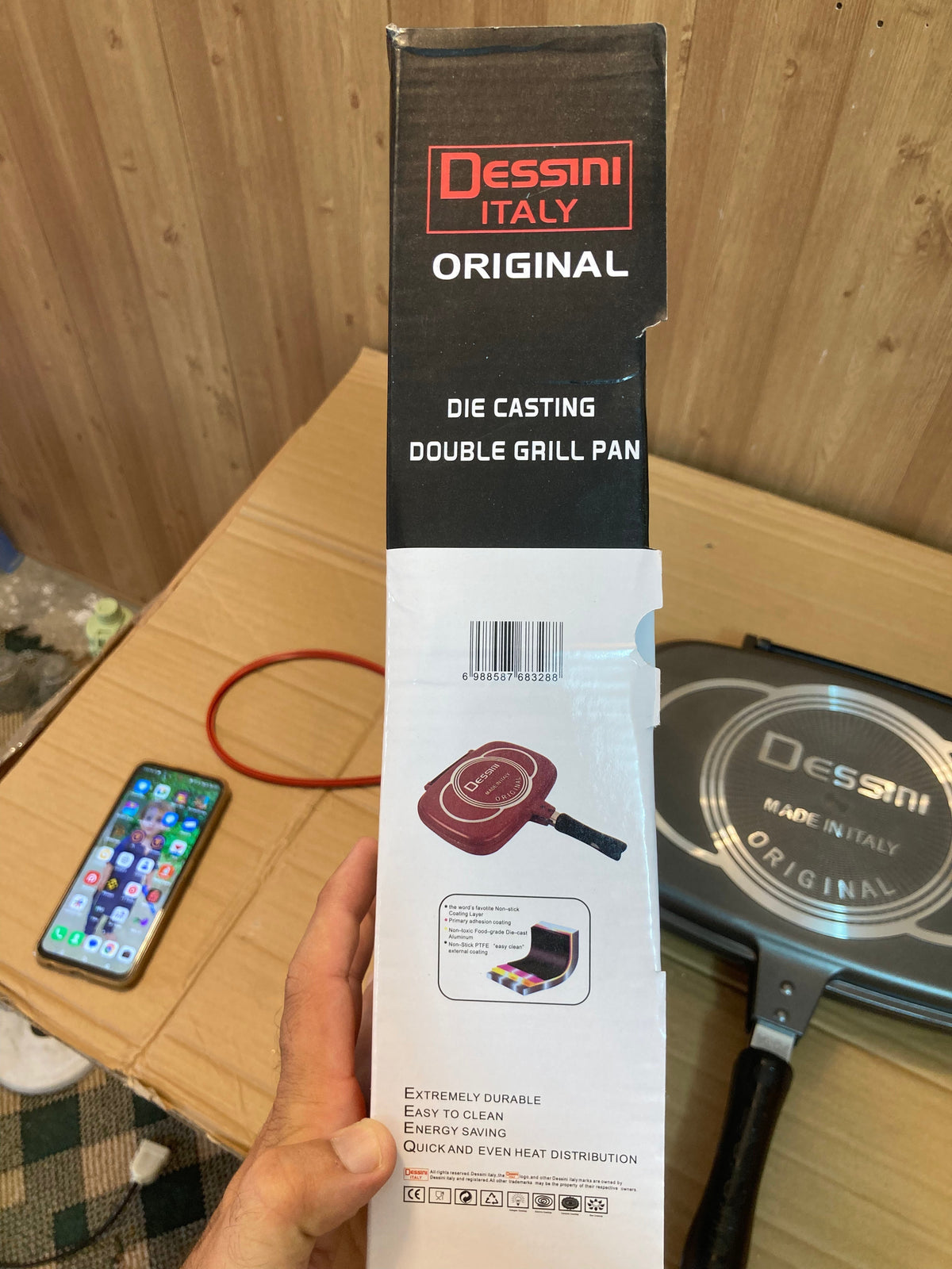 Dessini Italy Die Casting Double Grill Pan 36 cm