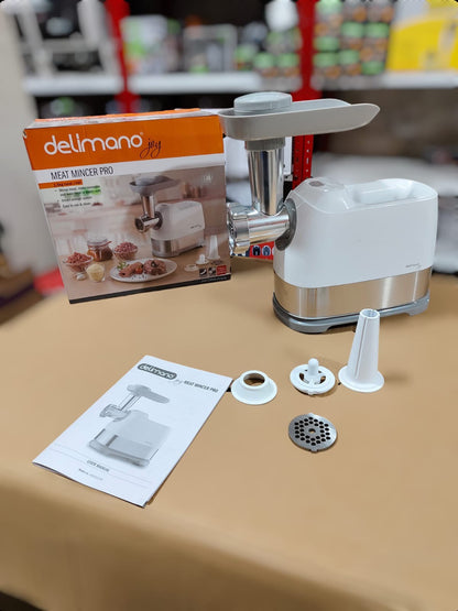 DELIMANO Switzerland 3-in-1 MEAT MINCER PRO