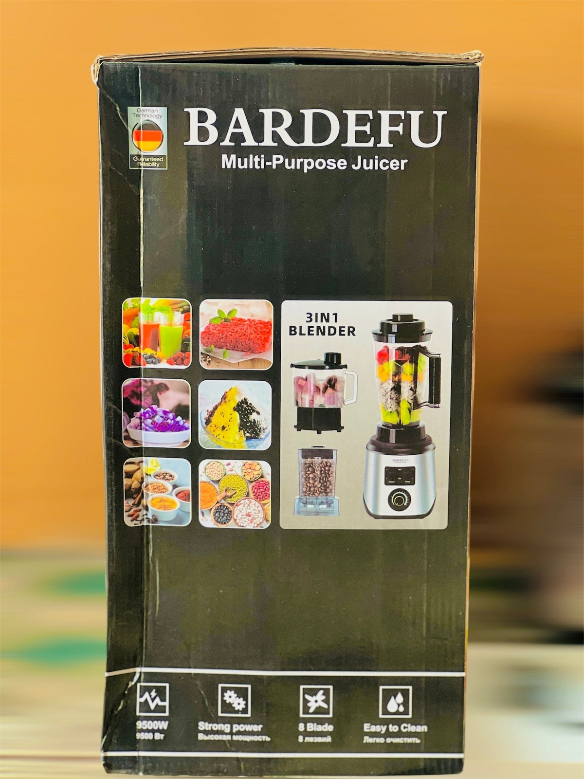 Germany Lot Imported BARDEFU 3-in-1 Multi-Purpose Blender