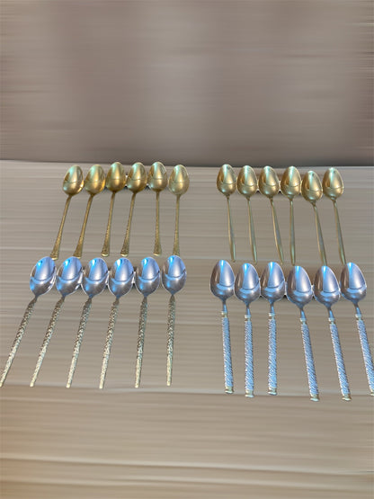 AYD 6PCs Stainless Steel Table Spoon Set