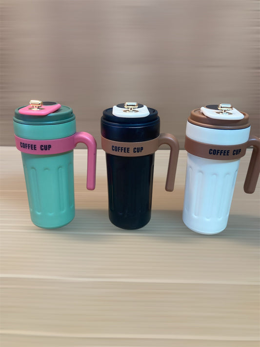 Stainless Steel Vacuum Coffee Mug/Tumbler With Temperature Sensor 650ml
