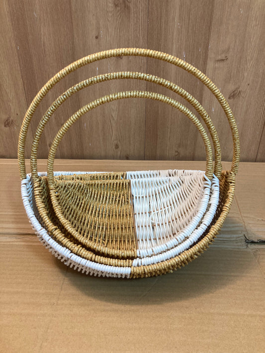 3PCs Fruit Basket with Handle
