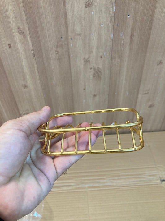 Stainless Steel Golden Soap Holder