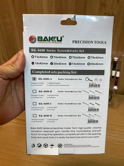 Baku BK-8600-A Series Quality Telecommunications/Repairing Screwdriver Set