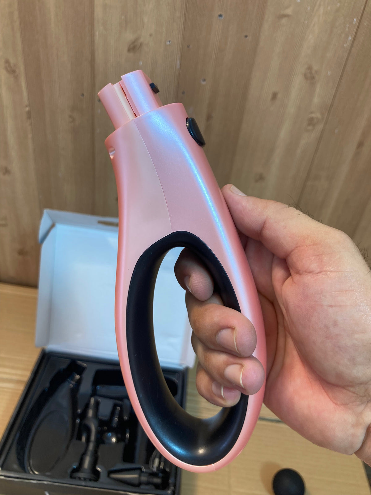 Blue Idea Extended Handle Facial Gun Pro Massager