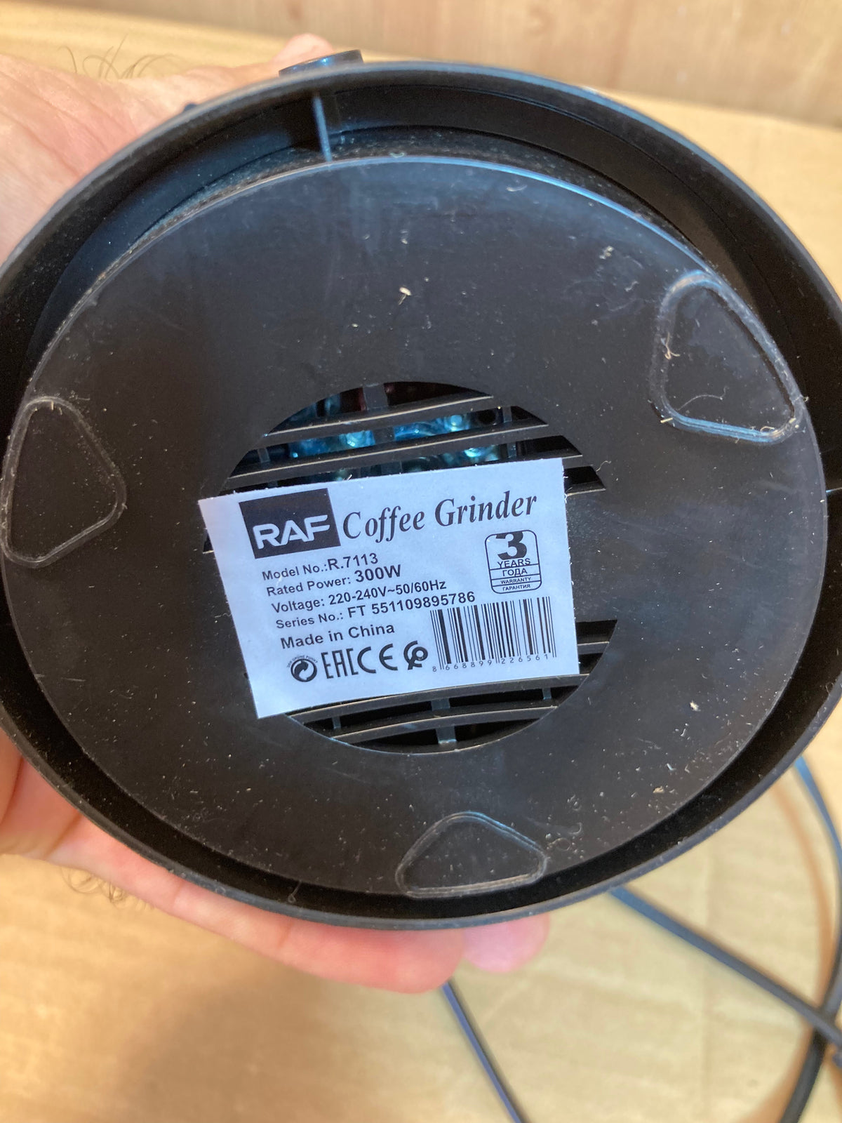 RAF 85g Electric Spice Grinder 300W