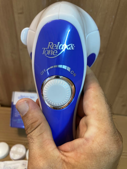 Relax & Spin Tone 5 Heads Full Body Electric Massager