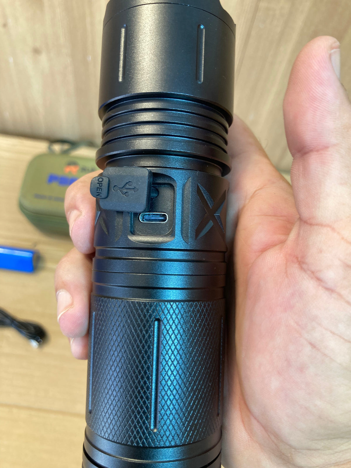 Ruilang P90 Rechargeable Super LED Flashlight - Torch