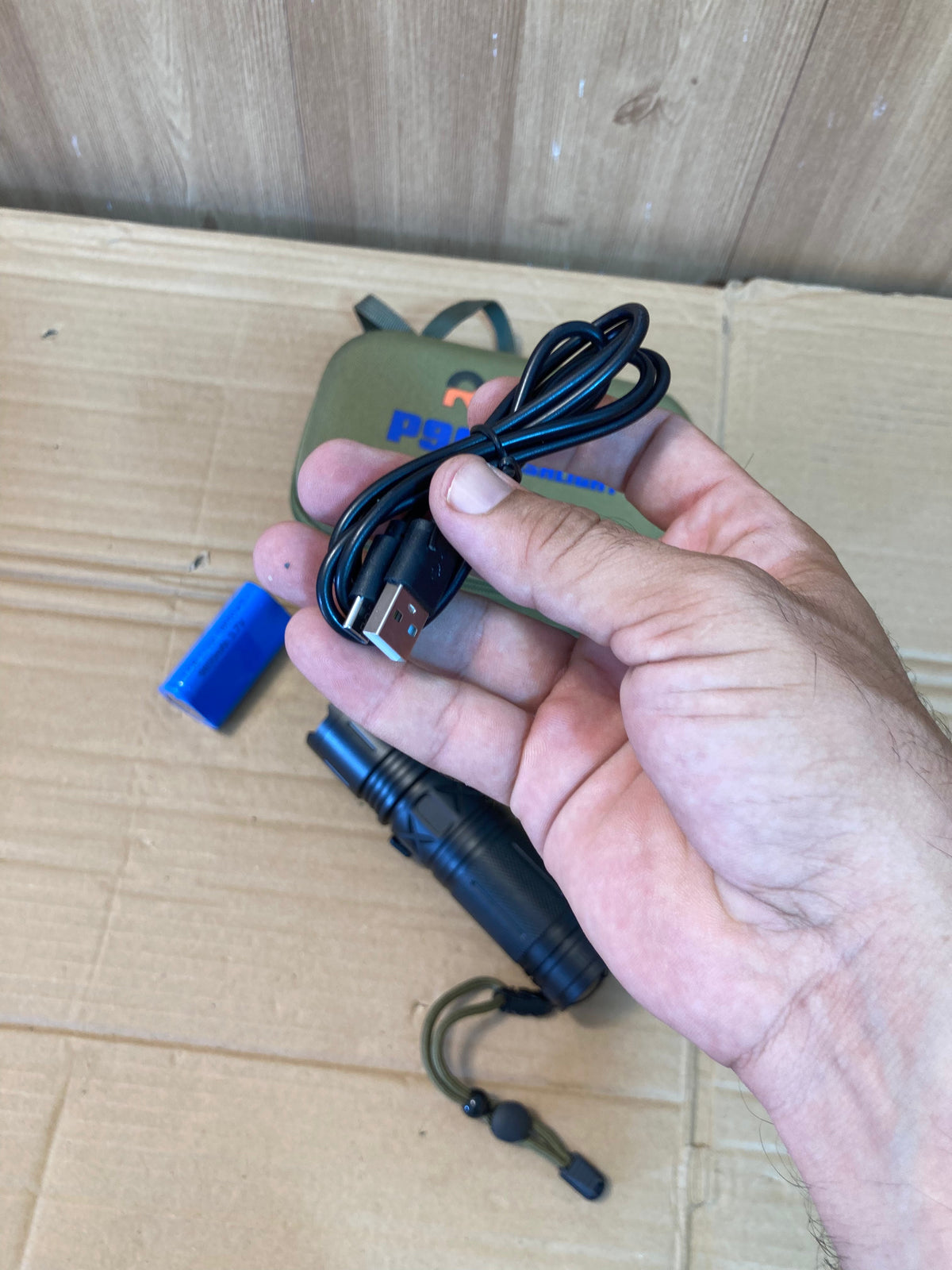 Ruilang P90 Rechargeable Super LED Flashlight - Torch