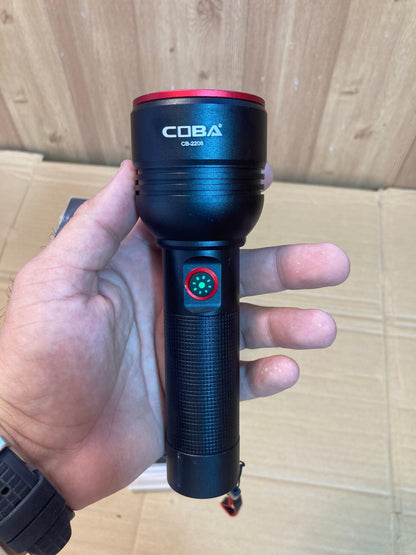 COBA Rechargeable Led Flashlight/Torch CB-2208