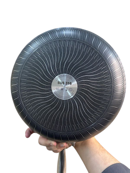 Lot Imported Double Laser Coated HoneyComb Flat Pan With Lid