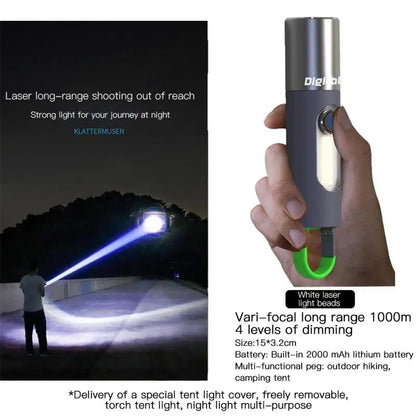Mini Keychain Rechargeable Flashlight/Torch