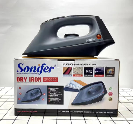 Sonifer Heavy Weight Electric Dry Iron 1200W